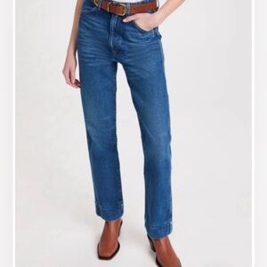 RE/DONE 70s Cigarette High-Rise Straight-Leg Jeans